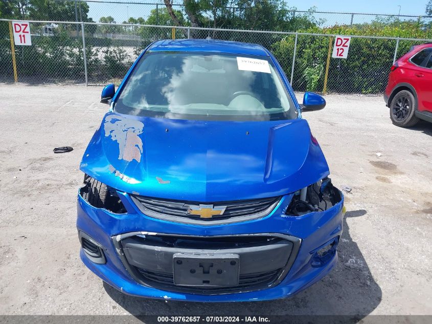 2020 Chevrolet Sonic Fwd Lt VIN: 1G1JD5SB1L4122778 Lot: 39762657