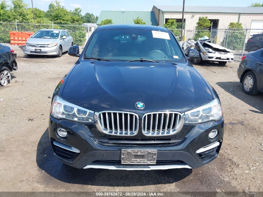 2018 BMW X4 xDrive28I VIN: 5UXXW3C54J0T82815 Lot: 39762672