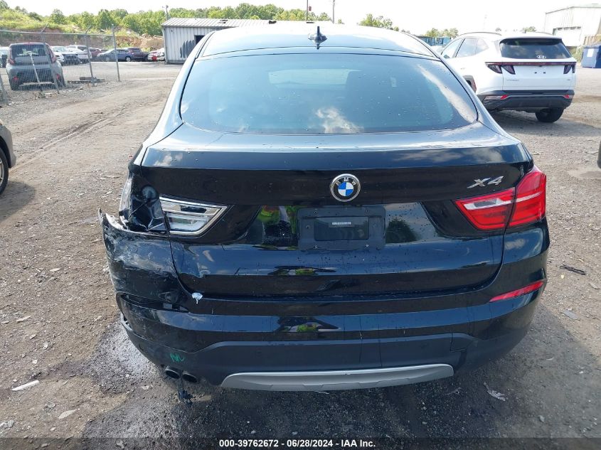 2018 BMW X4 xDrive28I VIN: 5UXXW3C54J0T82815 Lot: 39762672