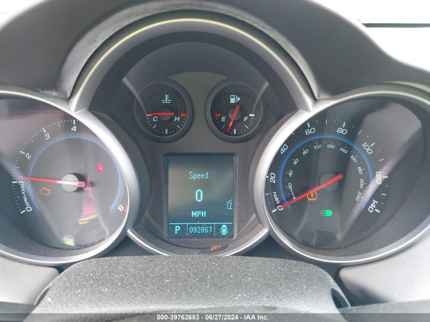 2011 Chevrolet Cruze Ls VIN: 1G1PC5SH0B7109177 Lot: 39762683