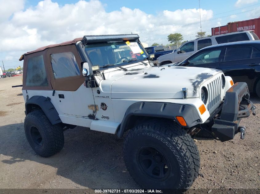 2002 Jeep Wrangler Sahara VIN: 1J4FA59S92P720412 Lot: 39762731