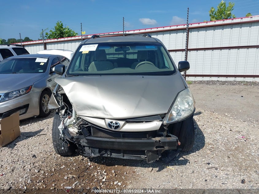 2010 Toyota Sienna Le VIN: 5TDKK4CC2AS333038 Lot: 39762771