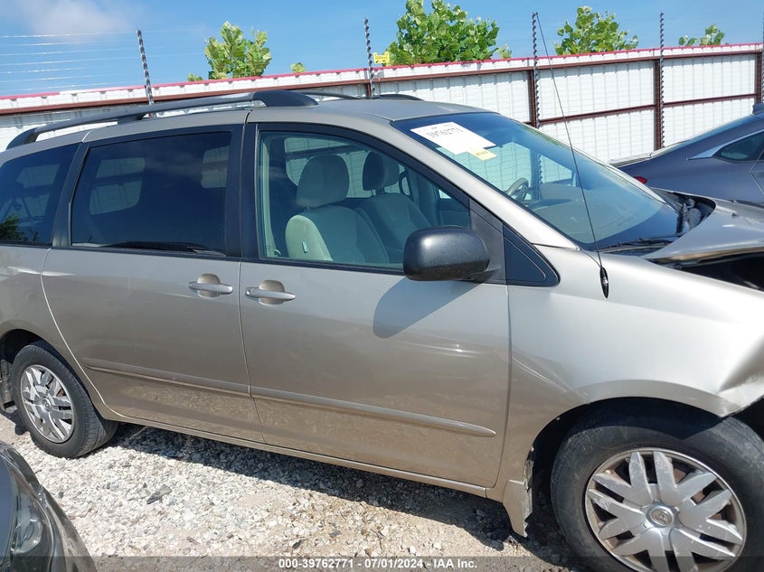 2010 Toyota Sienna Le VIN: 5TDKK4CC2AS333038 Lot: 39762771
