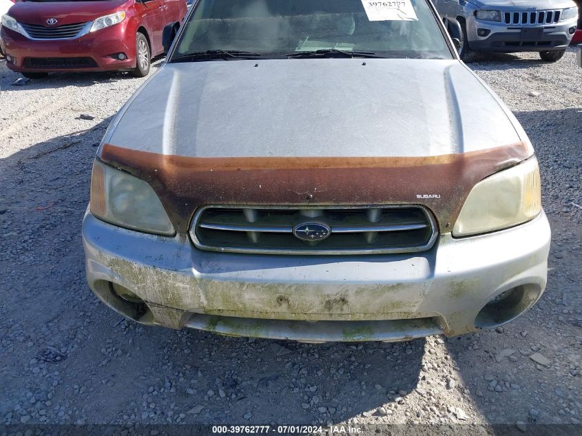 2006 Subaru Baja Sport VIN: 4S4BT62C667103803 Lot: 39762777