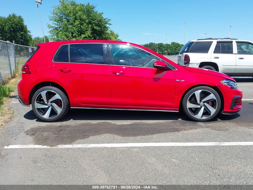 2019 Volkswagen Golf Gti 2.0T Autobahn/2.0T Rabbit Edition/2.0T S/2.0T Se VIN: 3VW6T7AU1KM002381 Lot: 39762791