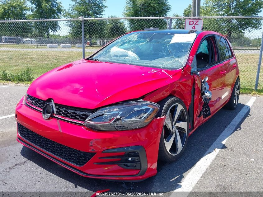 2019 Volkswagen Golf Gti 2.0T Autobahn/2.0T Rabbit Edition/2.0T S/2.0T Se VIN: 3VW6T7AU1KM002381 Lot: 39762791