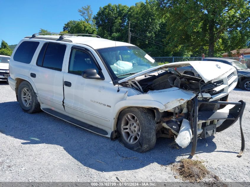 2001 Dodge Durango VIN: 1B4HS28N61F626639 Lot: 39762799