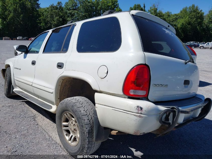 2001 Dodge Durango VIN: 1B4HS28N61F626639 Lot: 39762799