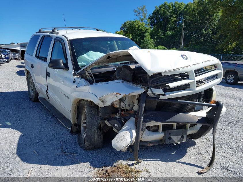 2001 Dodge Durango VIN: 1B4HS28N61F626639 Lot: 39762799