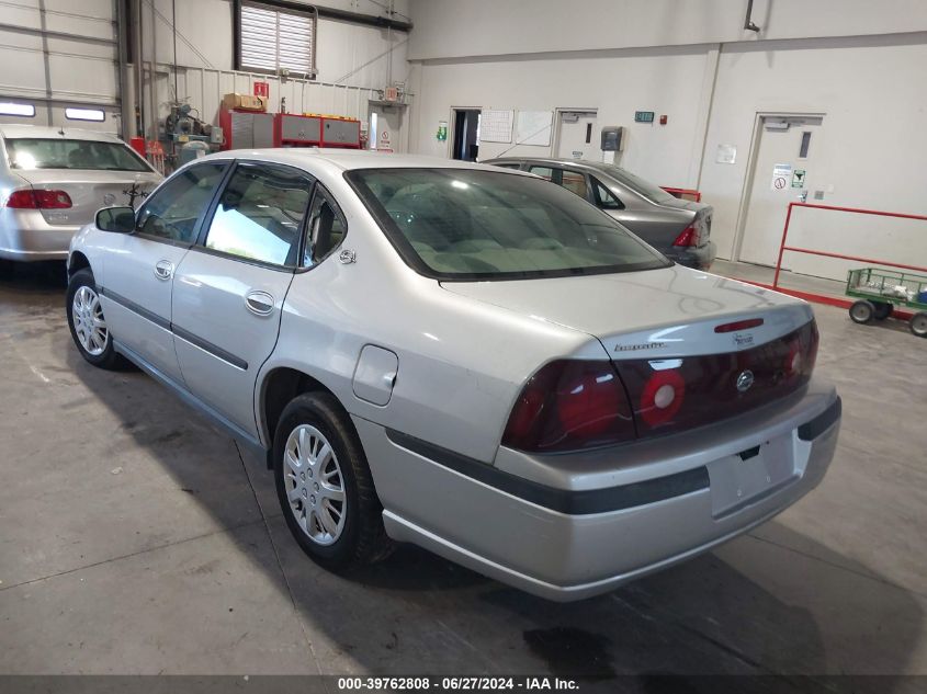 2000 Chevrolet Impala VIN: 2G1WF52E6Y9203595 Lot: 39762808