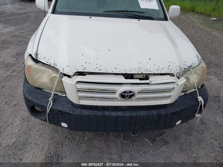 2006 Toyota Highlander Limited VIN: JTEEP21A760170798 Lot: 39762827