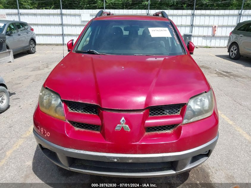 2004 Mitsubishi Outlander Xls VIN: JA4LZ41F14U005245 Lot: 39762830