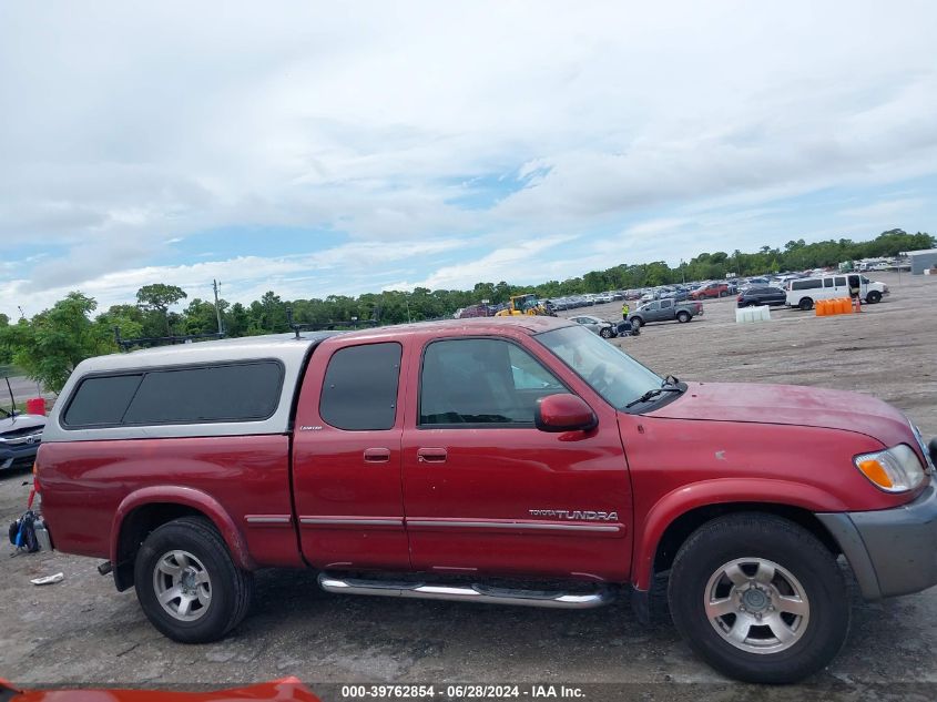 2000 Toyota Tundra Access Cab Limited VIN: 5TBRT3811YS061906 Lot: 39762854