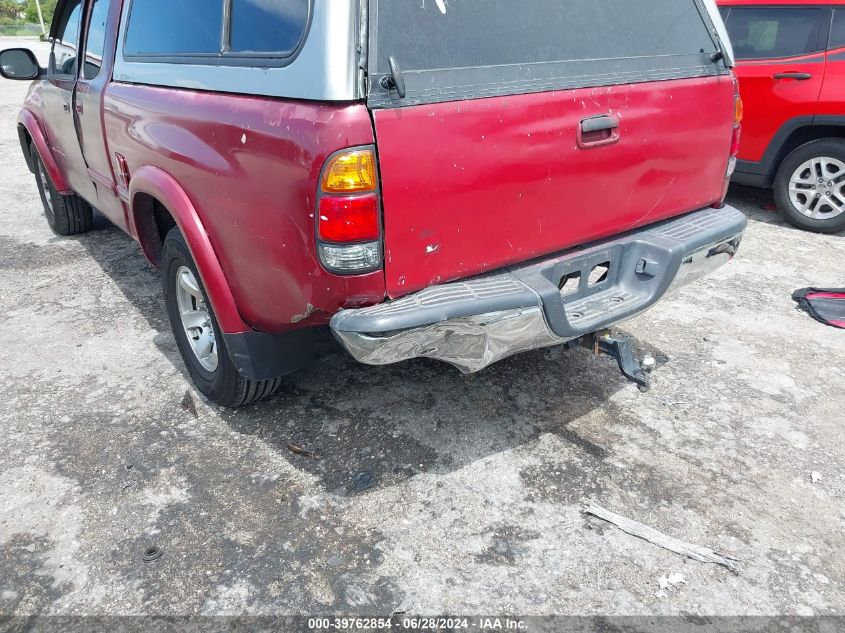 2000 Toyota Tundra Access Cab Limited VIN: 5TBRT3811YS061906 Lot: 39762854