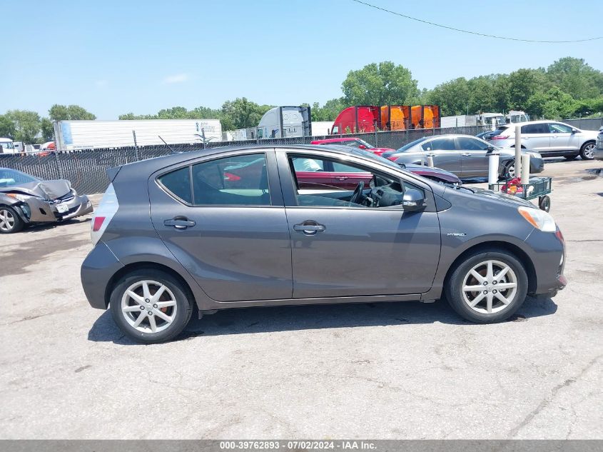 2013 Toyota Prius C Three VIN: JTDKDTB34D1538710 Lot: 39762893