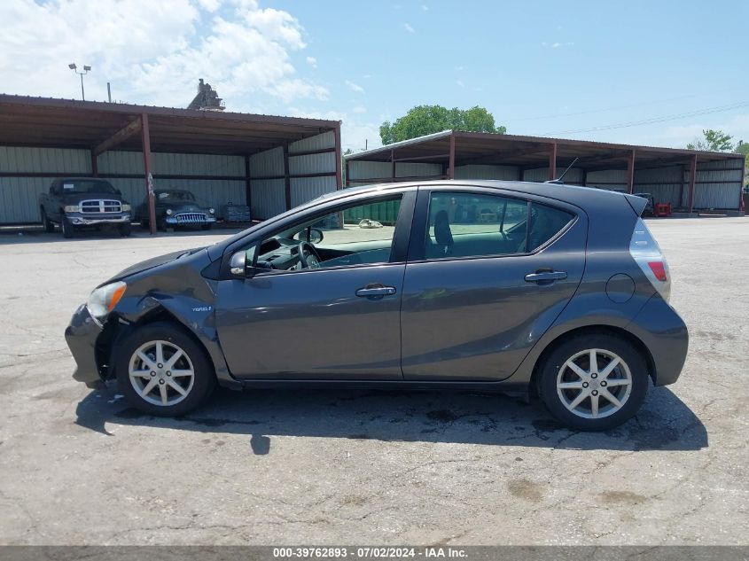 2013 Toyota Prius C Three VIN: JTDKDTB34D1538710 Lot: 39762893