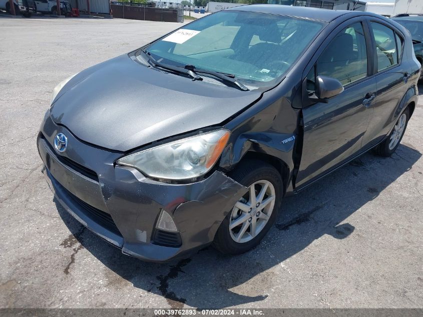 2013 Toyota Prius C Three VIN: JTDKDTB34D1538710 Lot: 39762893