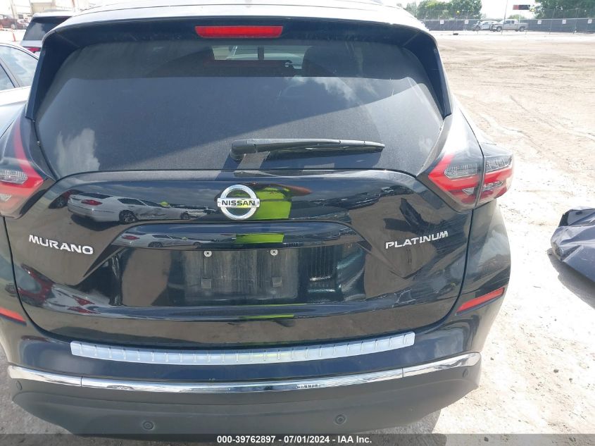2019 Nissan Murano Platinum VIN: 5N1AZ2MJ3KN127299 Lot: 39762897
