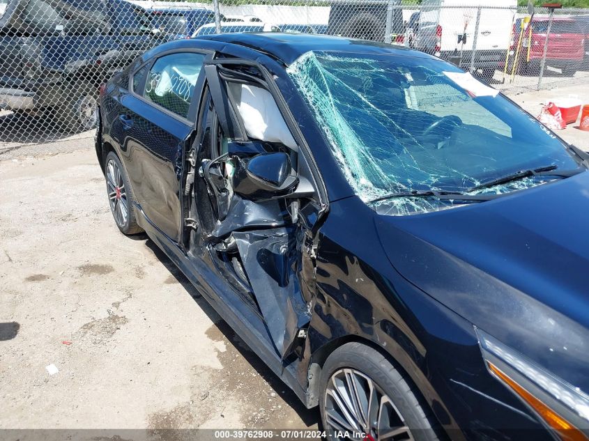 2022 Kia Forte Gt VIN: 3KPF44AC5NE477519 Lot: 39762908