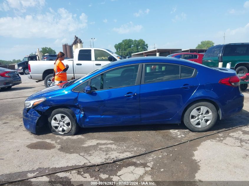 2017 Kia Forte Lx VIN: 3KPFL4A73HE116610 Lot: 39762921