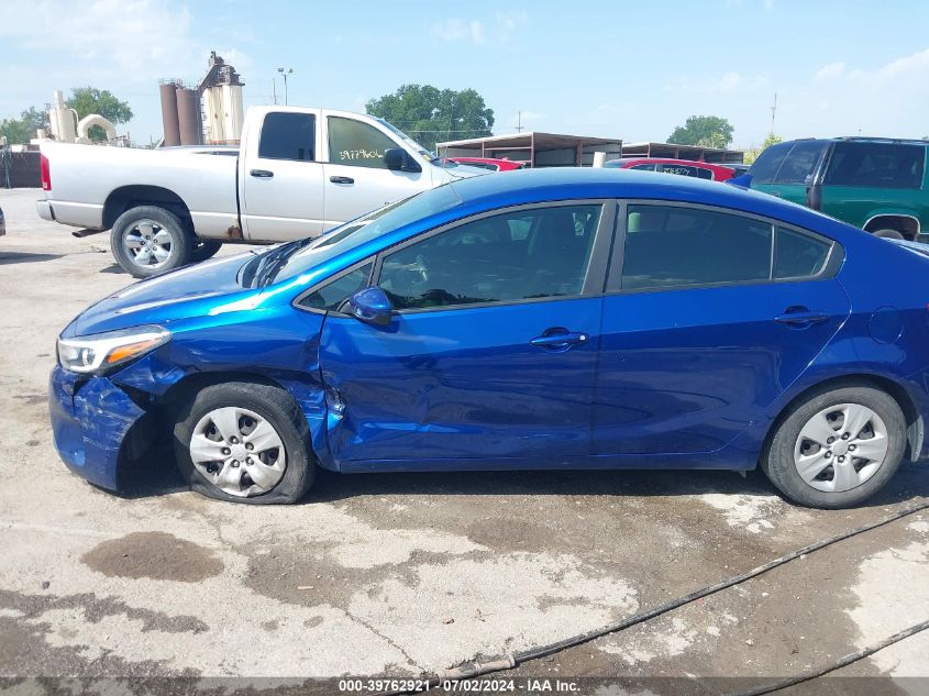 2017 Kia Forte Lx VIN: 3KPFL4A73HE116610 Lot: 39762921