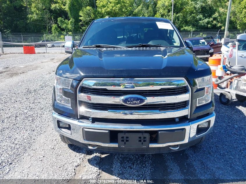 2016 Ford F-150 Lariat VIN: 1FTEW1EF2GFA61994 Lot: 39762949