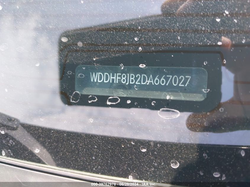 2013 Mercedes-Benz E 350 4Matic VIN: WDDHF8JB2DA667027 Lot: 39762978