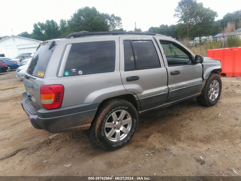 2001 Jeep Grand Cherokee Laredo VIN: 1J4GX48S31C599266 Lot: 39762984