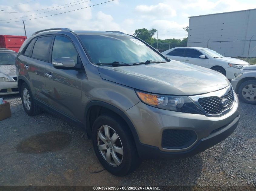 2013 Kia Sorento Lx V6 VIN: 5XYKT4A2XDG402017 Lot: 39762996