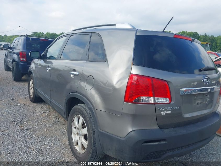 2013 Kia Sorento Lx V6 VIN: 5XYKT4A2XDG402017 Lot: 39762996