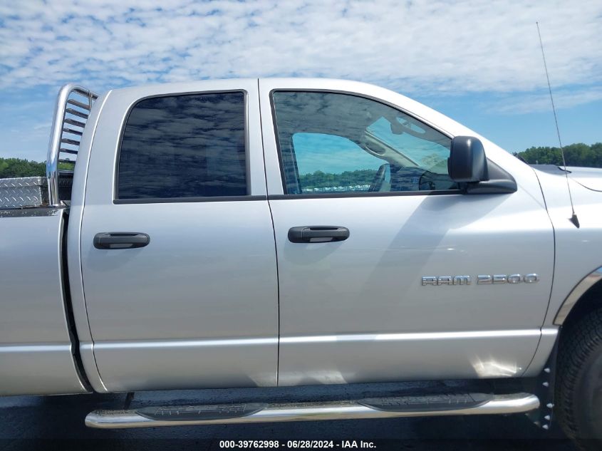 2003 Dodge Ram 2500 St/Slt VIN: 3D7KU28C23G789829 Lot: 39762998