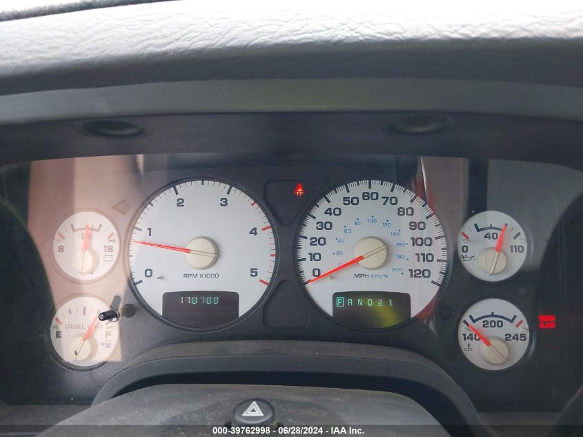 2003 Dodge Ram 2500 St/Slt VIN: 3D7KU28C23G789829 Lot: 39762998