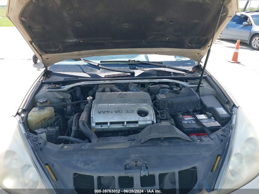 2004 Lexus Es 330 VIN: JTHBA30G940015007 Lot: 39763012