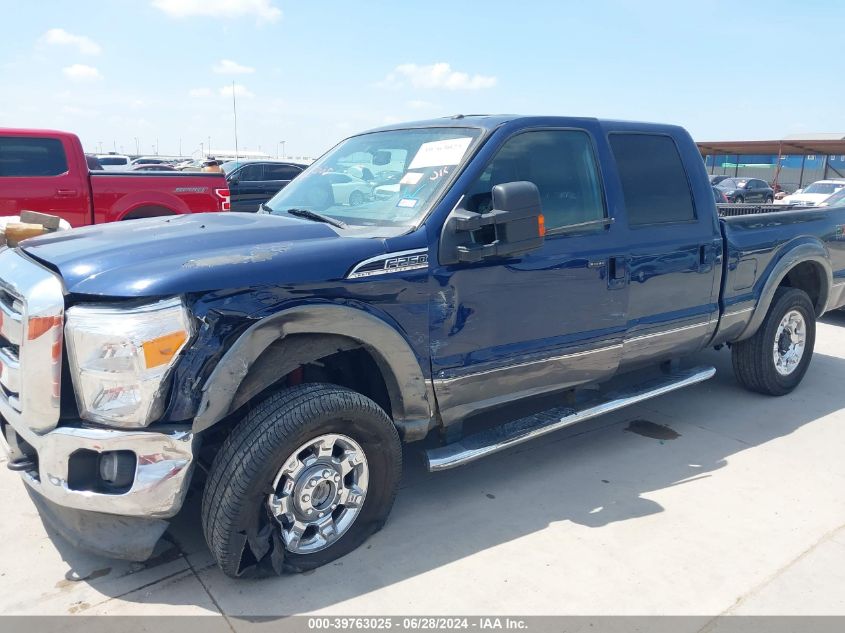 2011 Ford F-250 Lariat VIN: 1FT7W2B64BEA51405 Lot: 39763025