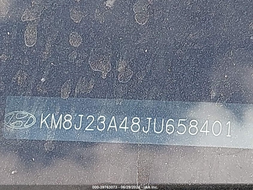 2018 HYUNDAI TUCSON SE - KM8J23A48JU658401