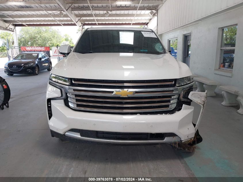 2021 Chevrolet Suburban K1500 High Country VIN: 1GNSKGKL5MR432062 Lot: 39763078