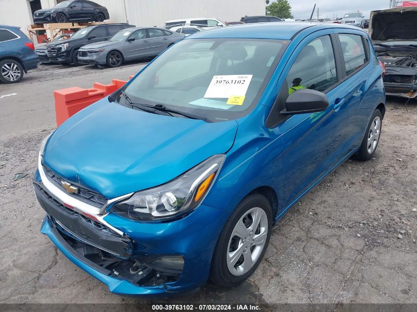 2020 Chevrolet Spark Fwd Ls Automatic VIN: KL8CB6SA2LC410715 Lot: 39763102