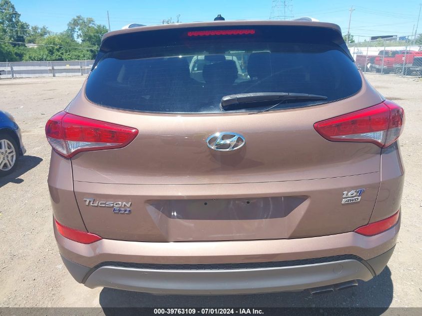 2016 Hyundai Tucson Eco VIN: KM8J3CA21GU160481 Lot: 39763109
