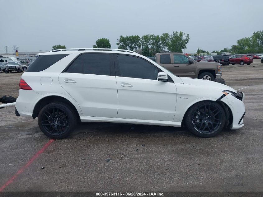 2016 Mercedes-Benz Amg Gle 63 4Matic VIN: 4JGDA7EBXGA682399 Lot: 39763116