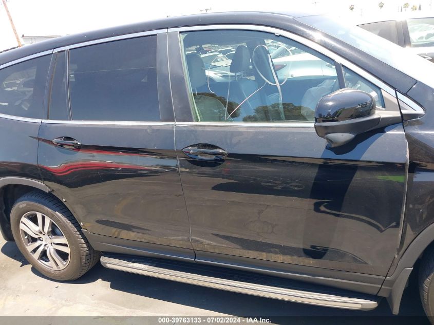 2017 Honda Pilot Ex-L VIN: 5FNYF5H51HB019944 Lot: 39763133