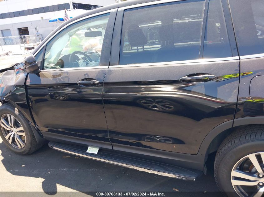 2017 Honda Pilot Ex-L VIN: 5FNYF5H51HB019944 Lot: 39763133