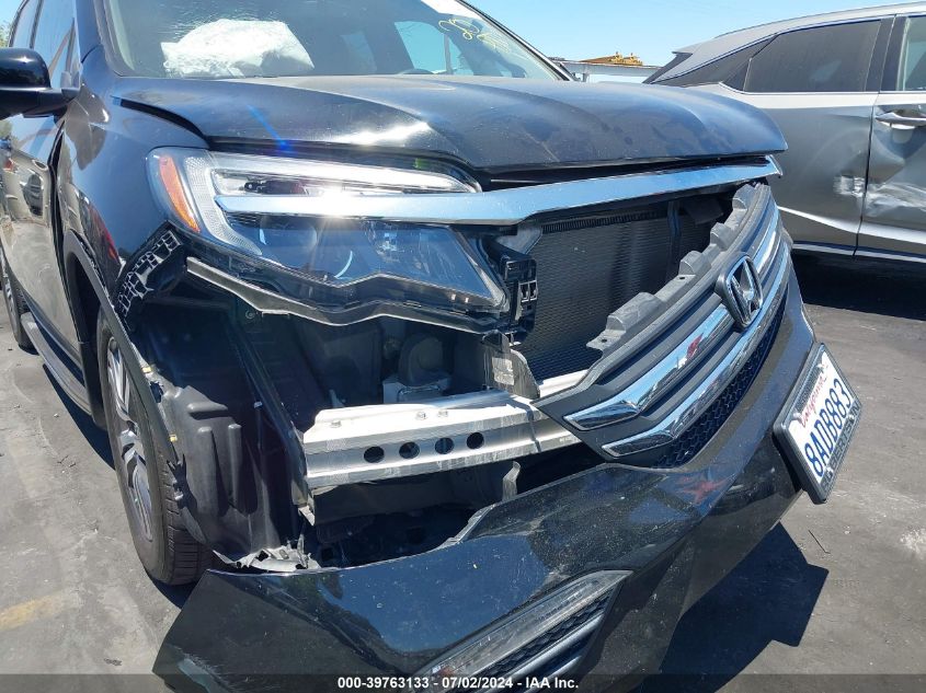 2017 Honda Pilot Ex-L VIN: 5FNYF5H51HB019944 Lot: 39763133