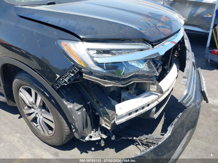 2017 Honda Pilot Ex-L VIN: 5FNYF5H51HB019944 Lot: 39763133