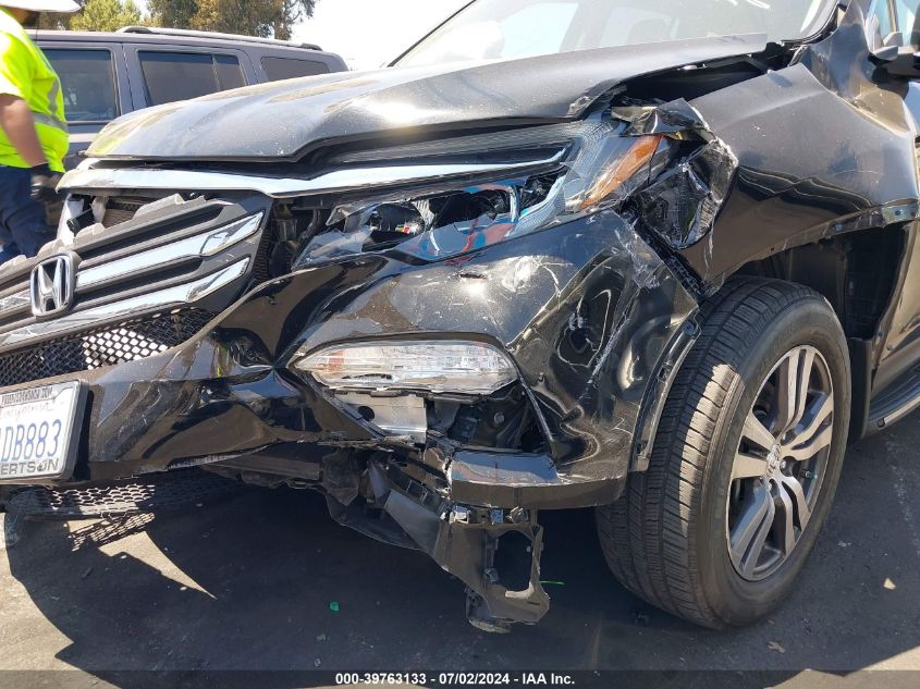 2017 Honda Pilot Ex-L VIN: 5FNYF5H51HB019944 Lot: 39763133