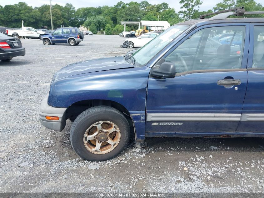 2000 Chevrolet Tracker Hard Top VIN: 2CNBJ13C7Y6908994 Lot: 39763134