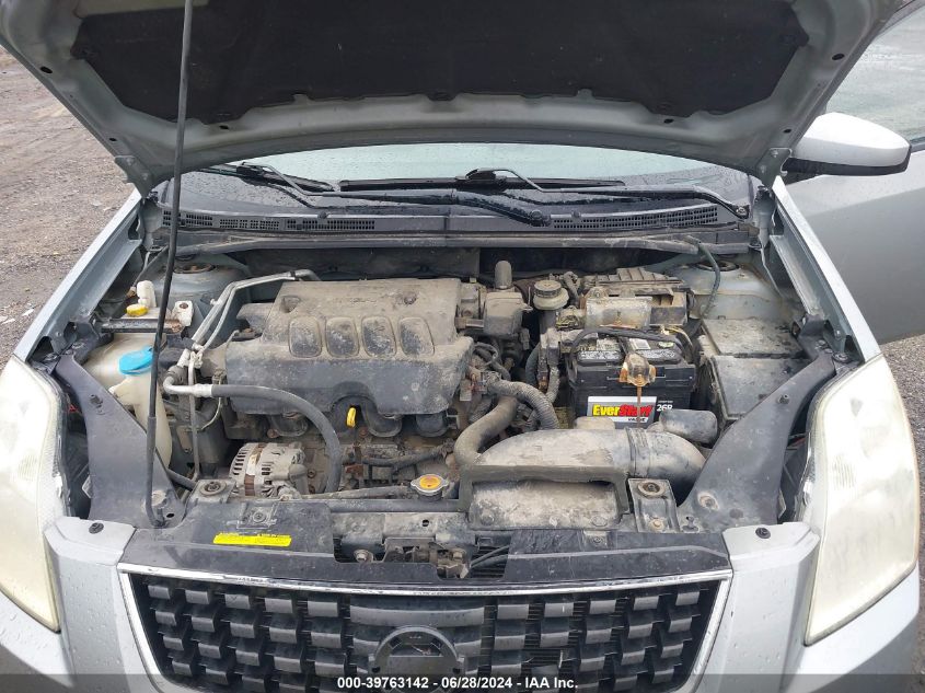 2009 Nissan Sentra 2.0 VIN: 3N1AB61E99L653456 Lot: 39763142