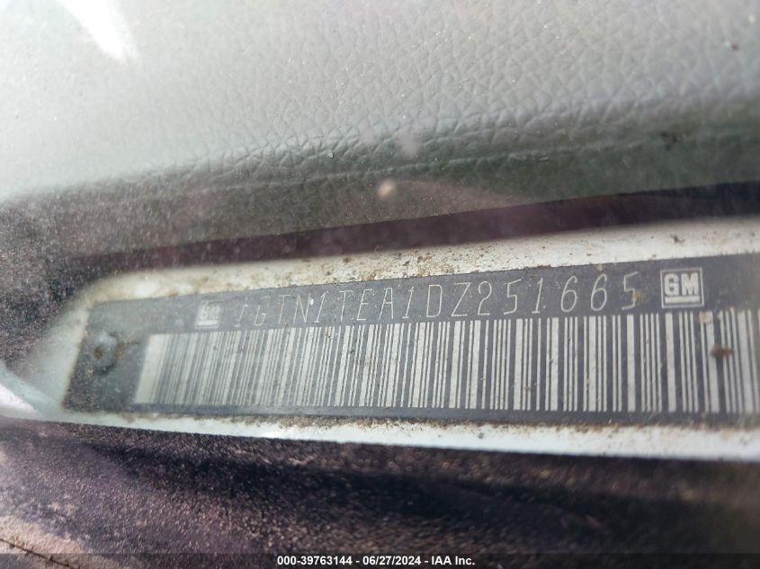2013 GMC Sierra 1500 Work Truck VIN: 1GTN1TEA1DZ251665 Lot: 39763144