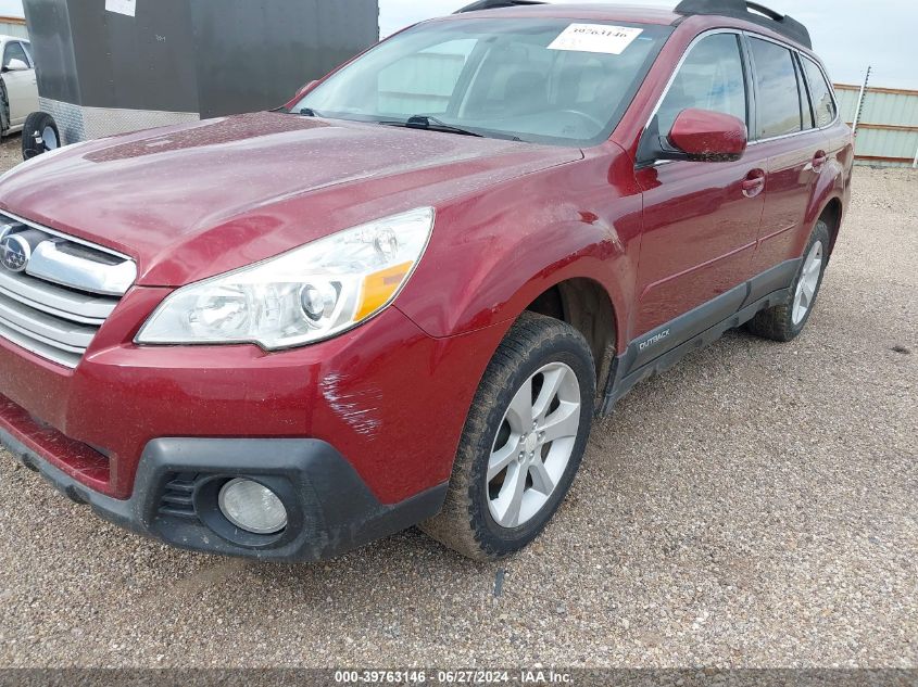 2013 Subaru Outback 2.5I Premium VIN: 4S4BRBCCXD3317624 Lot: 39763146