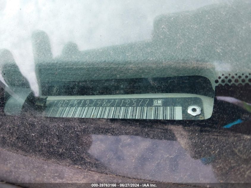 2008 Chevrolet Silverado 1500 Ltz VIN: 1GCEK19J98Z112577 Lot: 39763166