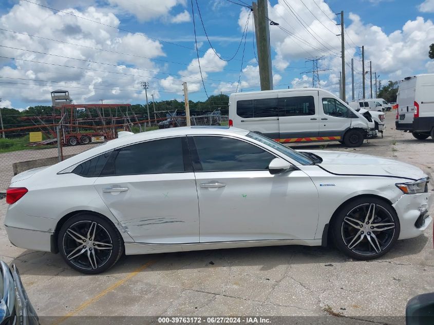 2022 Honda Accord Hybrid Touring VIN: 1HGCV3F94NA007025 Lot: 39763172